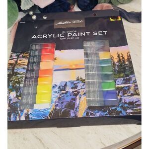 Masters Touch 24 Color Acrylic Paint Set 12ml Tubes For Art & Craft